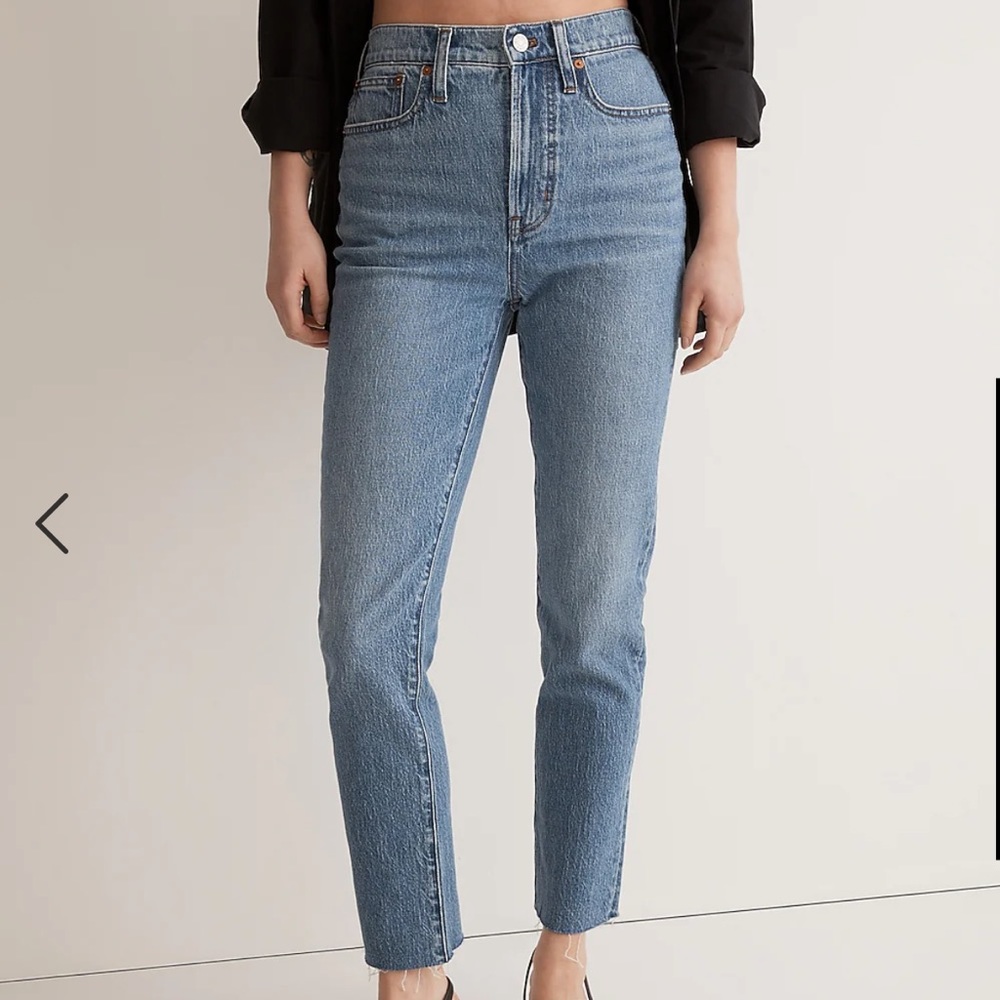 NWT Madewell The Perfect Vintage Jean Earlside Wash Raw Hem